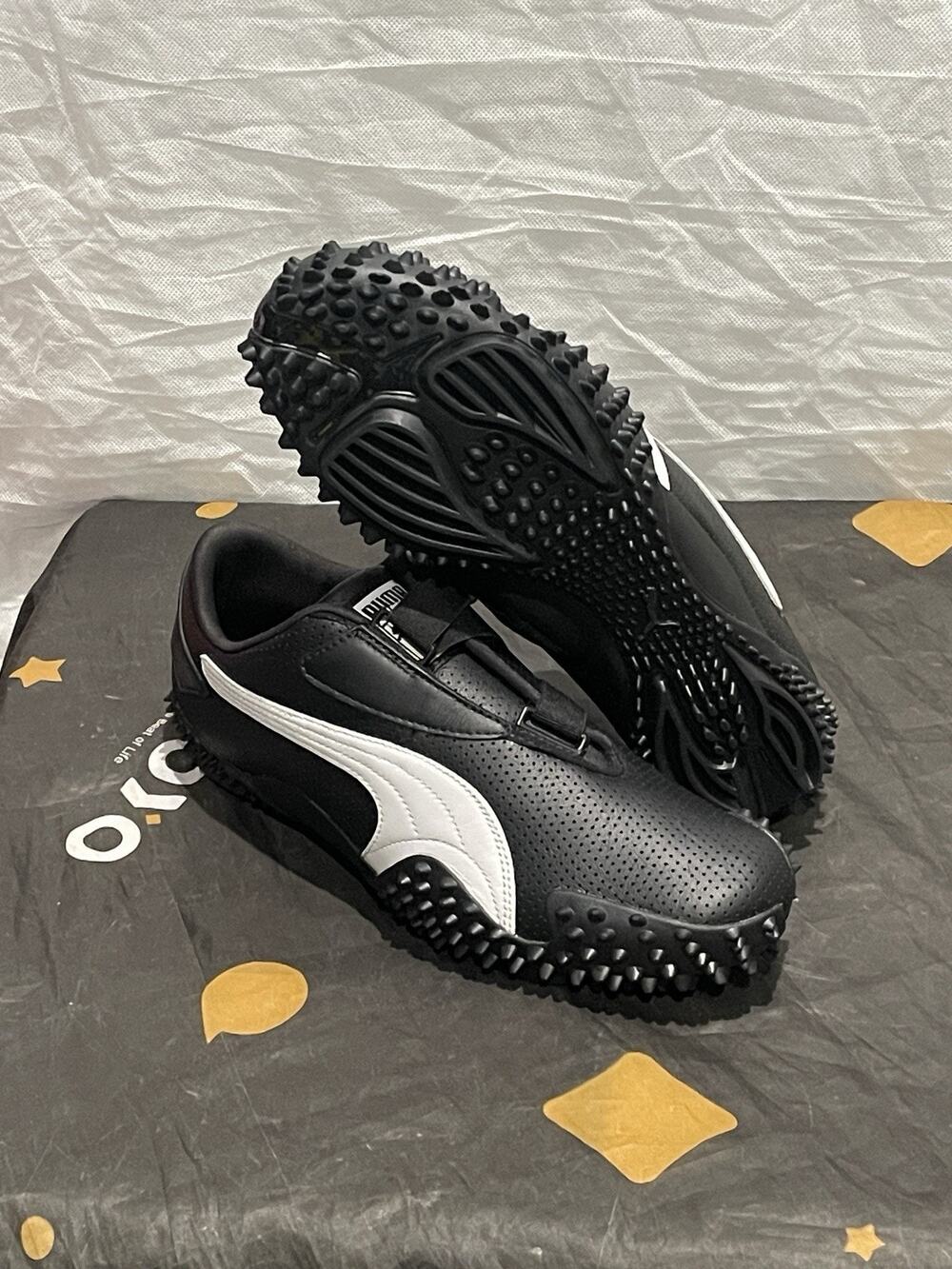 New Men’s 10 Puma Mostro Perforated Leather Pack Sneakers Shoes 397331-02